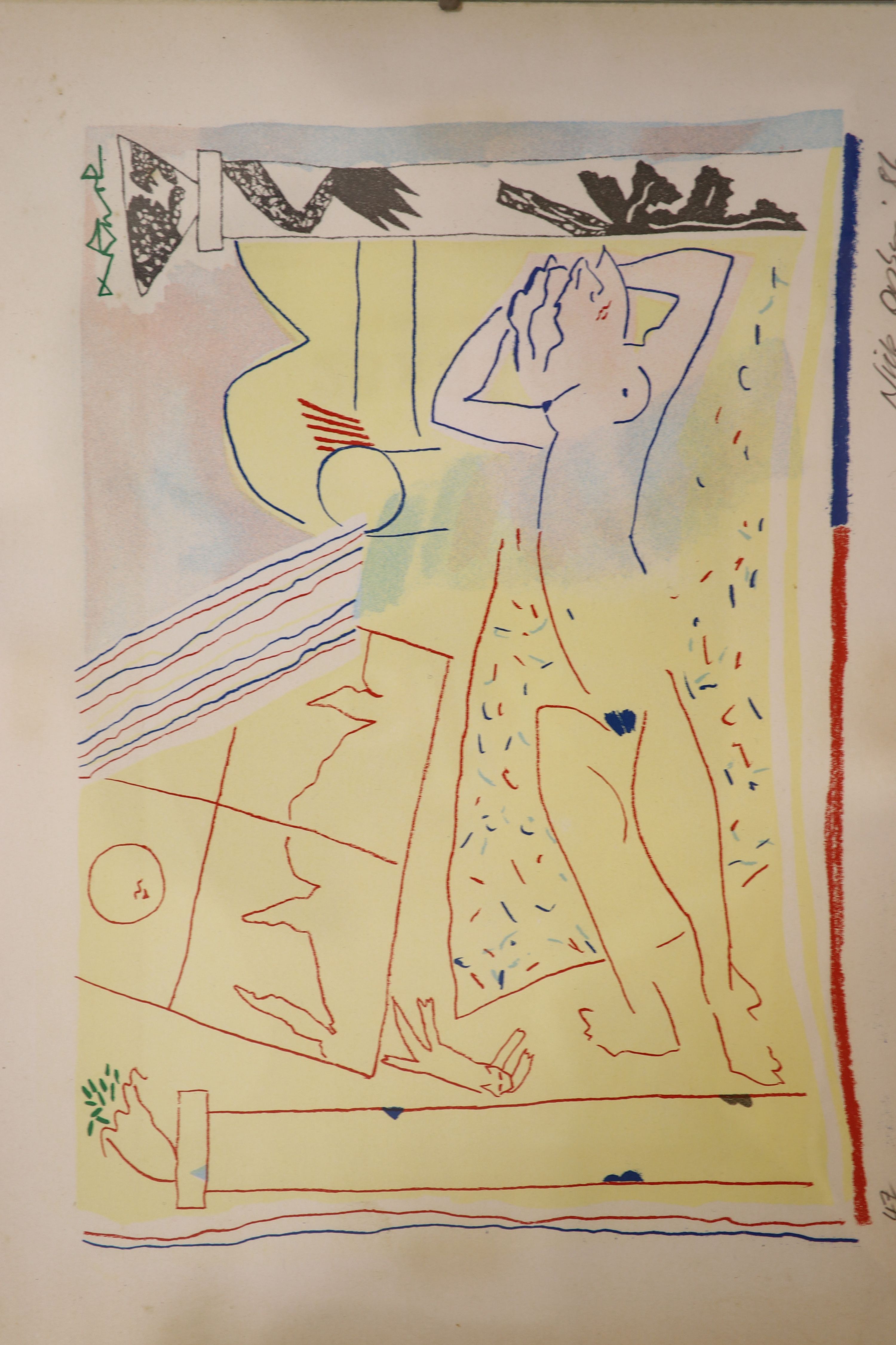 Nick Orsborn, seven limited edition prints, Untitled, signed and dated '86, largest 28 x 35cm